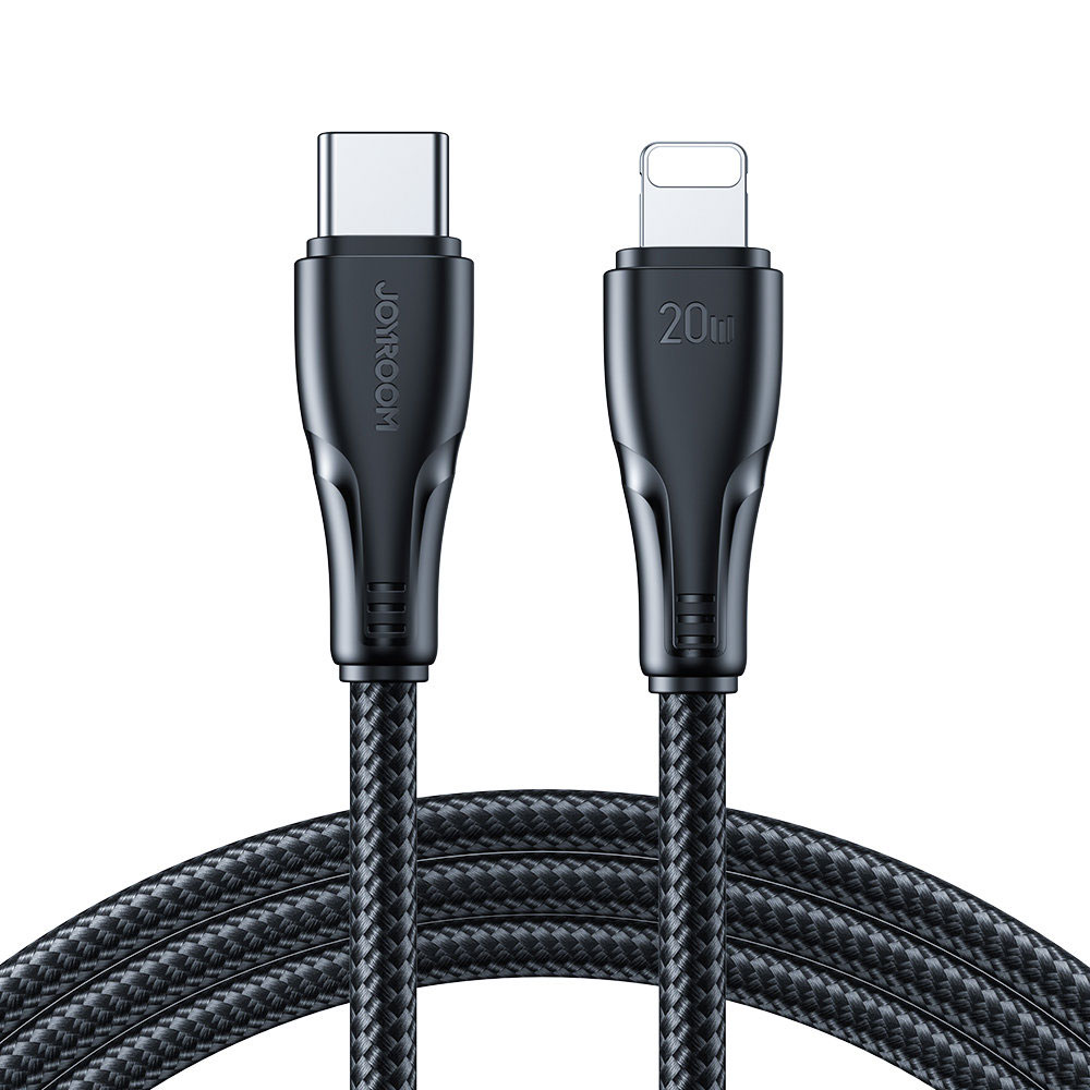 Joyroom USB-Kabel USB-C till Lightning med 20W snabbladdning 3m - Svart