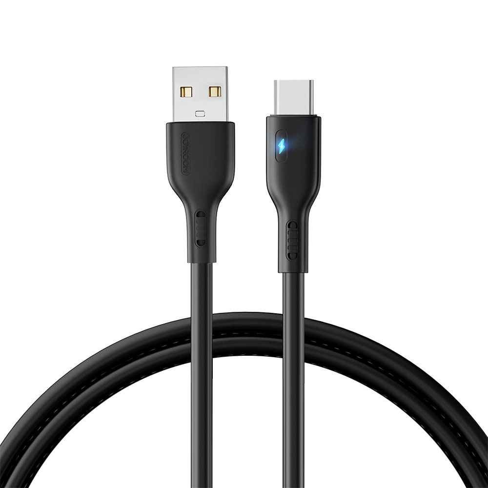 Joyroom USB-kabel 3A USB till USB-C 1,2m - Svart