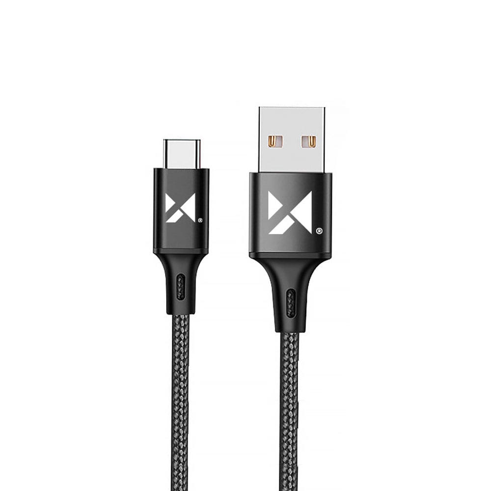 Wozinsky USB-Kabel USB till USB-C 2,4A 1m - Svart