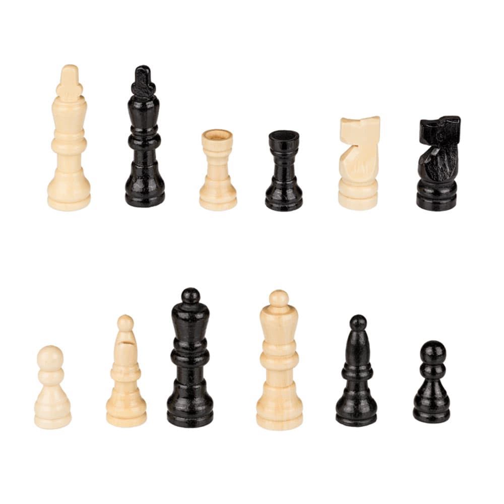 Schackspel i trä 28,5x28,5cm