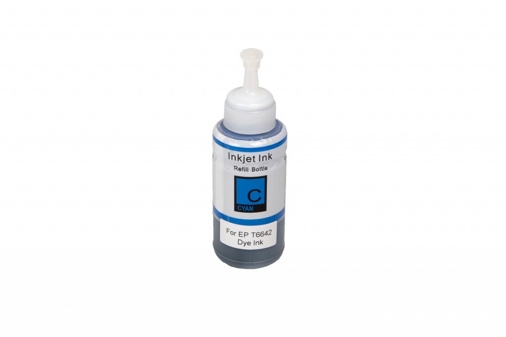 Påfyllnadsbläck Epson T6642 C13T6732A/C13T66424A - Cyan