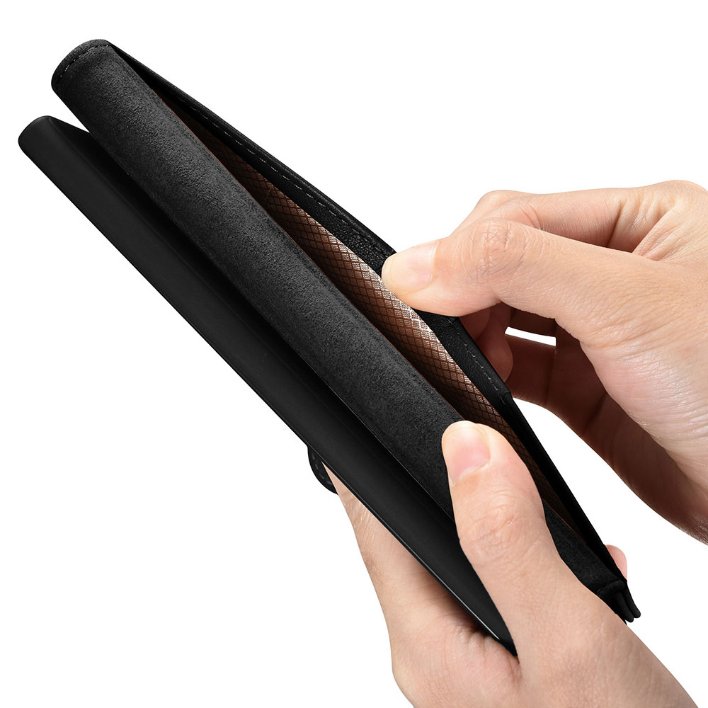 iCarer Plånboksfodral i läder till Samsung Galaxy S23 Ultra - Svart
