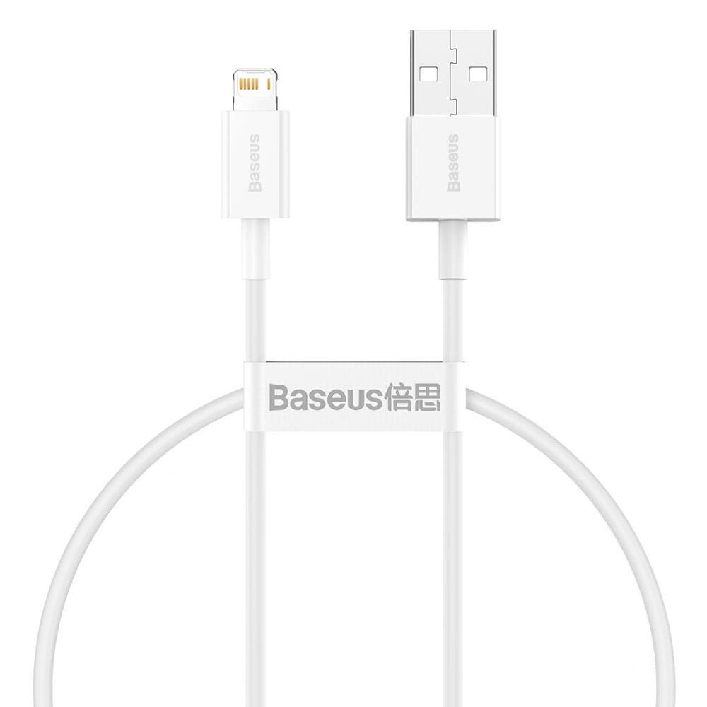 Baseus Superior USB-Kabel USB till Lightning  2.4A 25cm - Vit