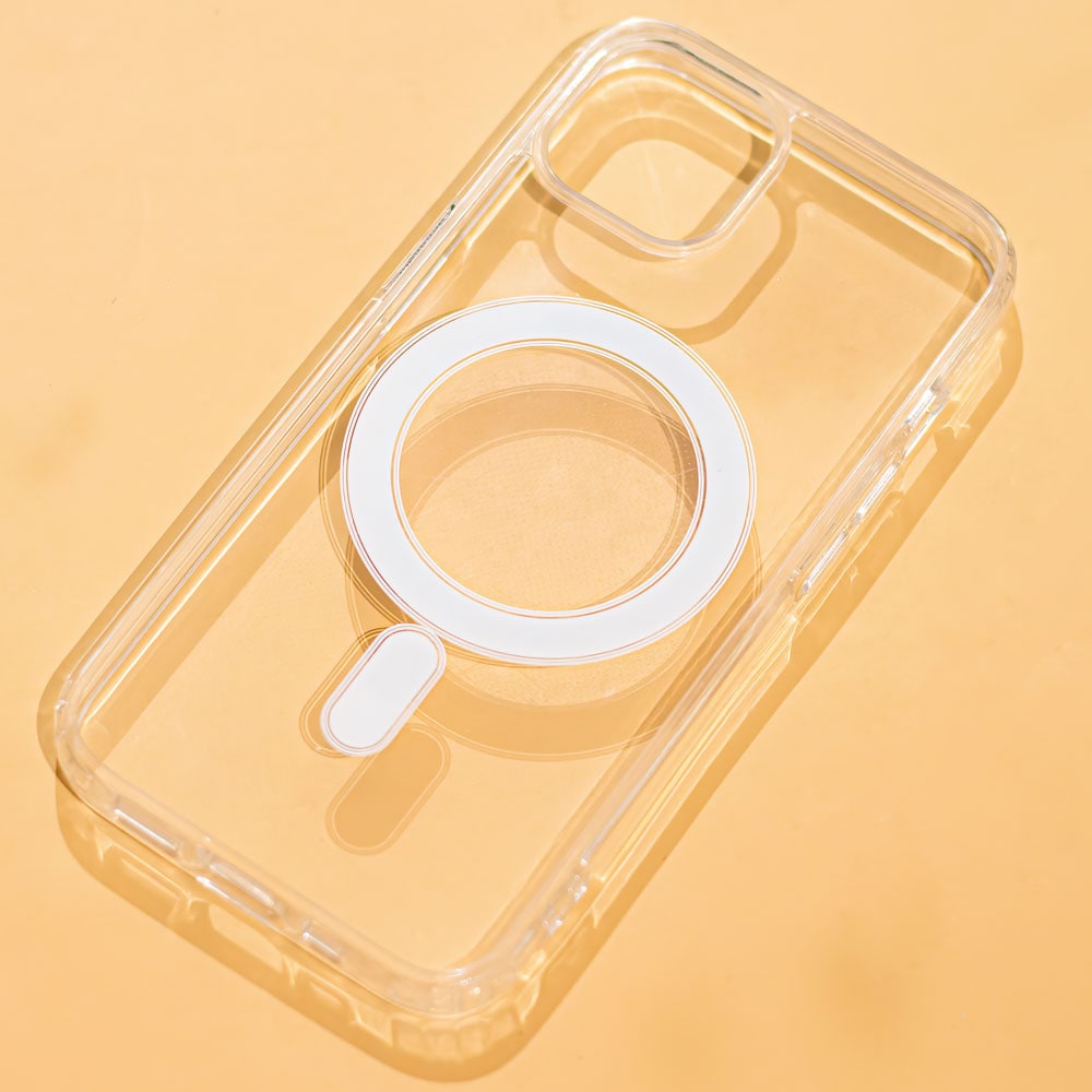Tyndt Bagcover med Magsafe til iPhone 12 - Gennemsigtig