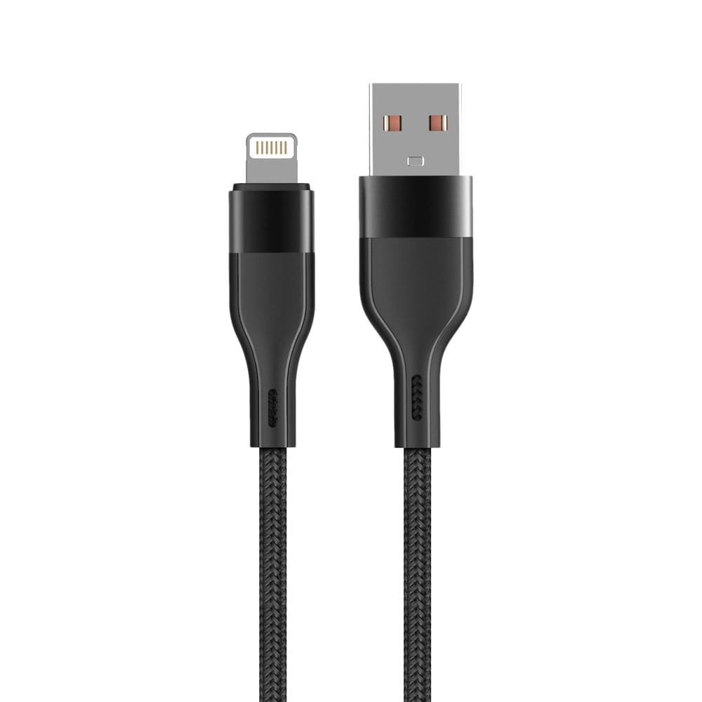 Maxlife USB-Kabel USB till Lightning 2,4A 1m - Svart
