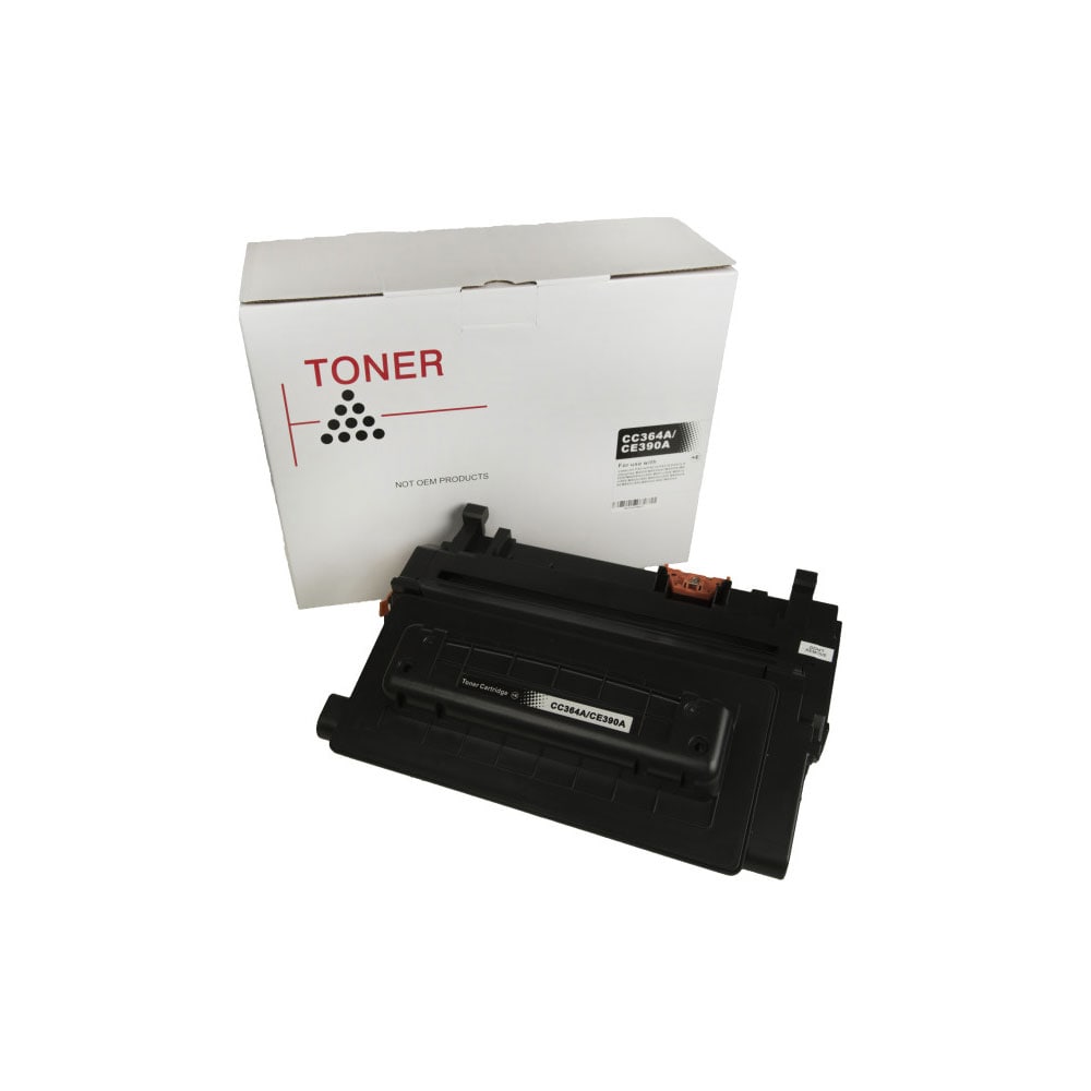 Lasertoner HP CC364A/CE390A - Svart