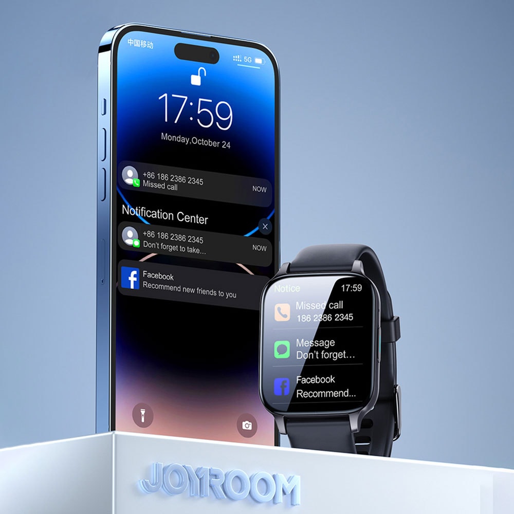 Joyroom Fit-Life Pro Smartwatch - Mörkgrå