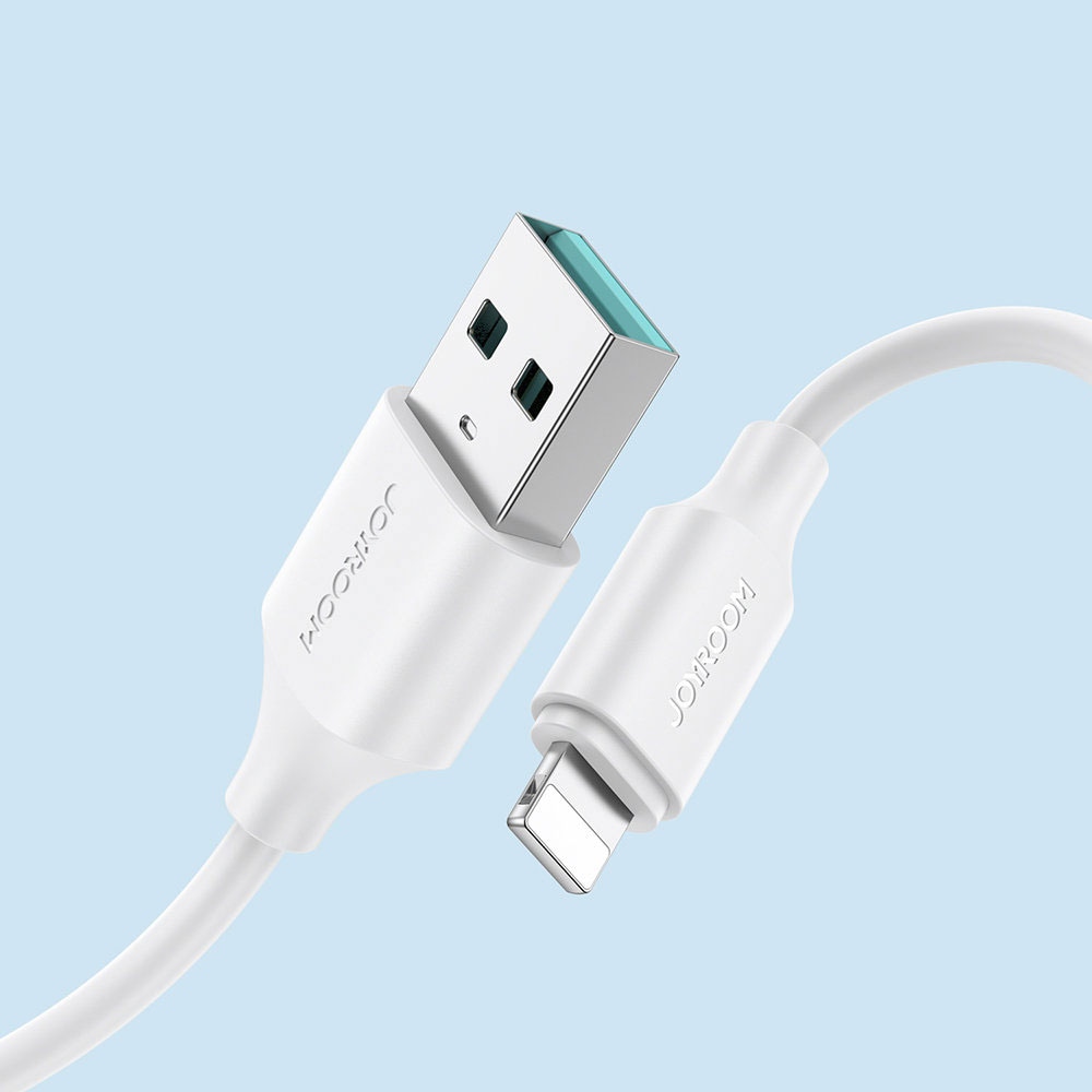 Joyroom USB-kabel USB till Lightning 2,4A 2m - Vit
