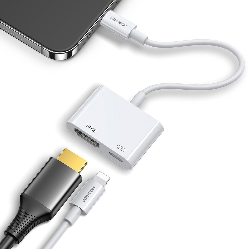 Joyroom Adapter Lightning till HDMI + Lightning