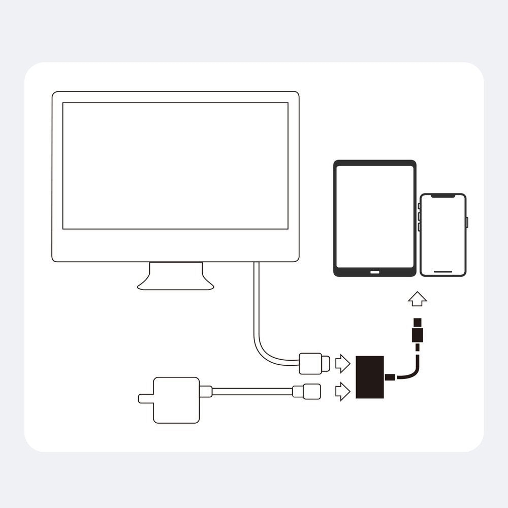 Joyroom Adapter Lightning till HDMI + Lightning