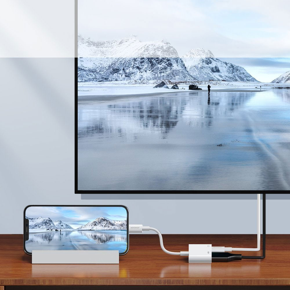 Joyroom Adapter Lightning till HDMI + Lightning