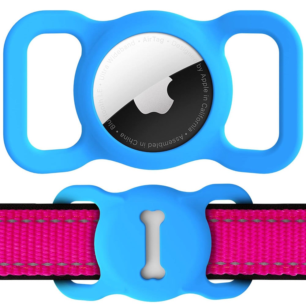Airtag-Hållare för halsband - Blå