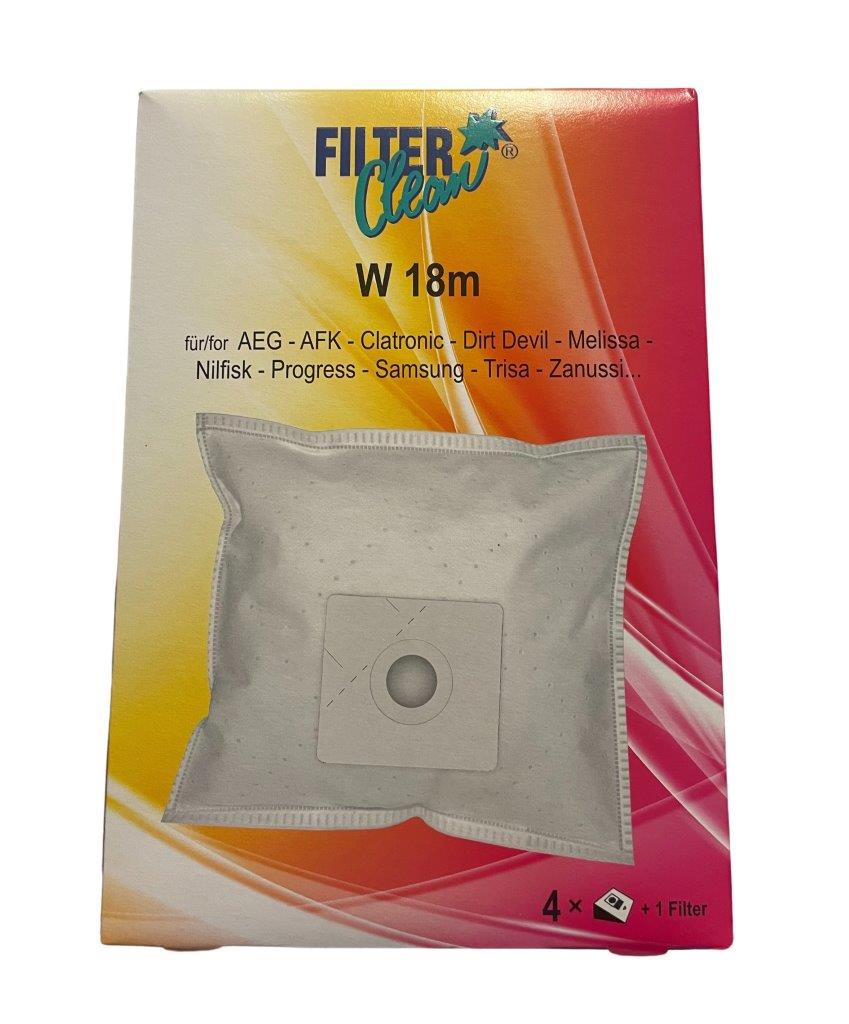 Dammsugarpåsar WM18M Micromax 4-pack + Filter