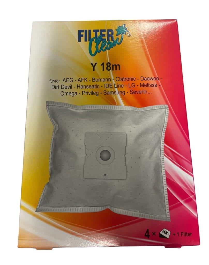 Dammsugarpåsar Y18M Micromax 4-pack + Filter