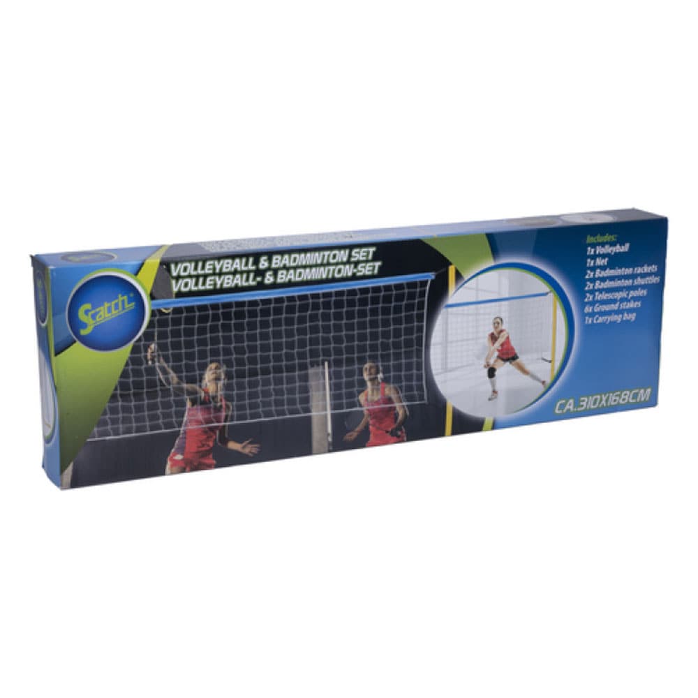 Scatch Volleyball og badmintonsett