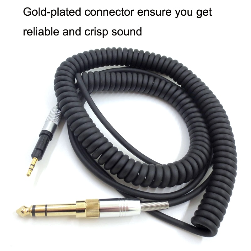Ljudkabel till Audio Technica ATH-M50X / ATH-M40X 6,35+3,5mm till 2,5mm - 1,5-5m