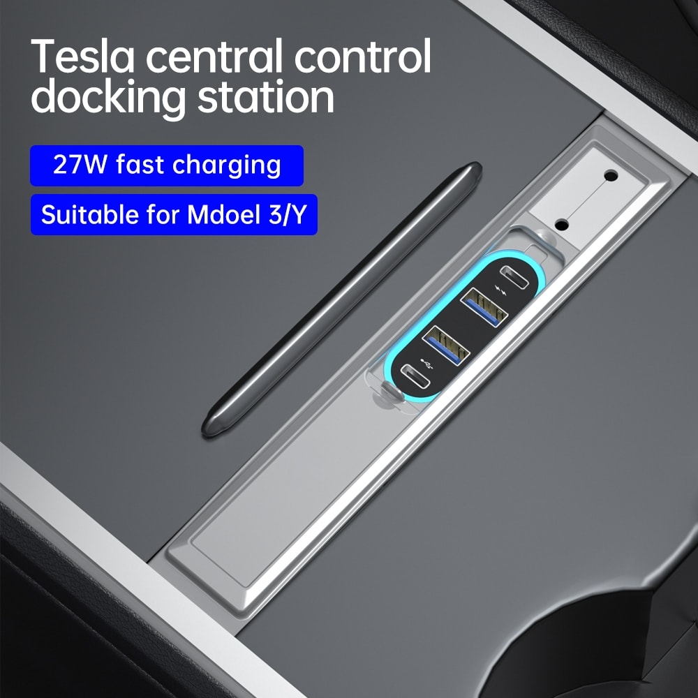 USB-Laddkonsol Z62A till Tesla Model 3 / Y 27W