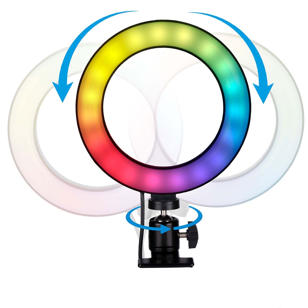 Grundig LED-Ring med in-line fjärr och RGB-färger 15,6cm
