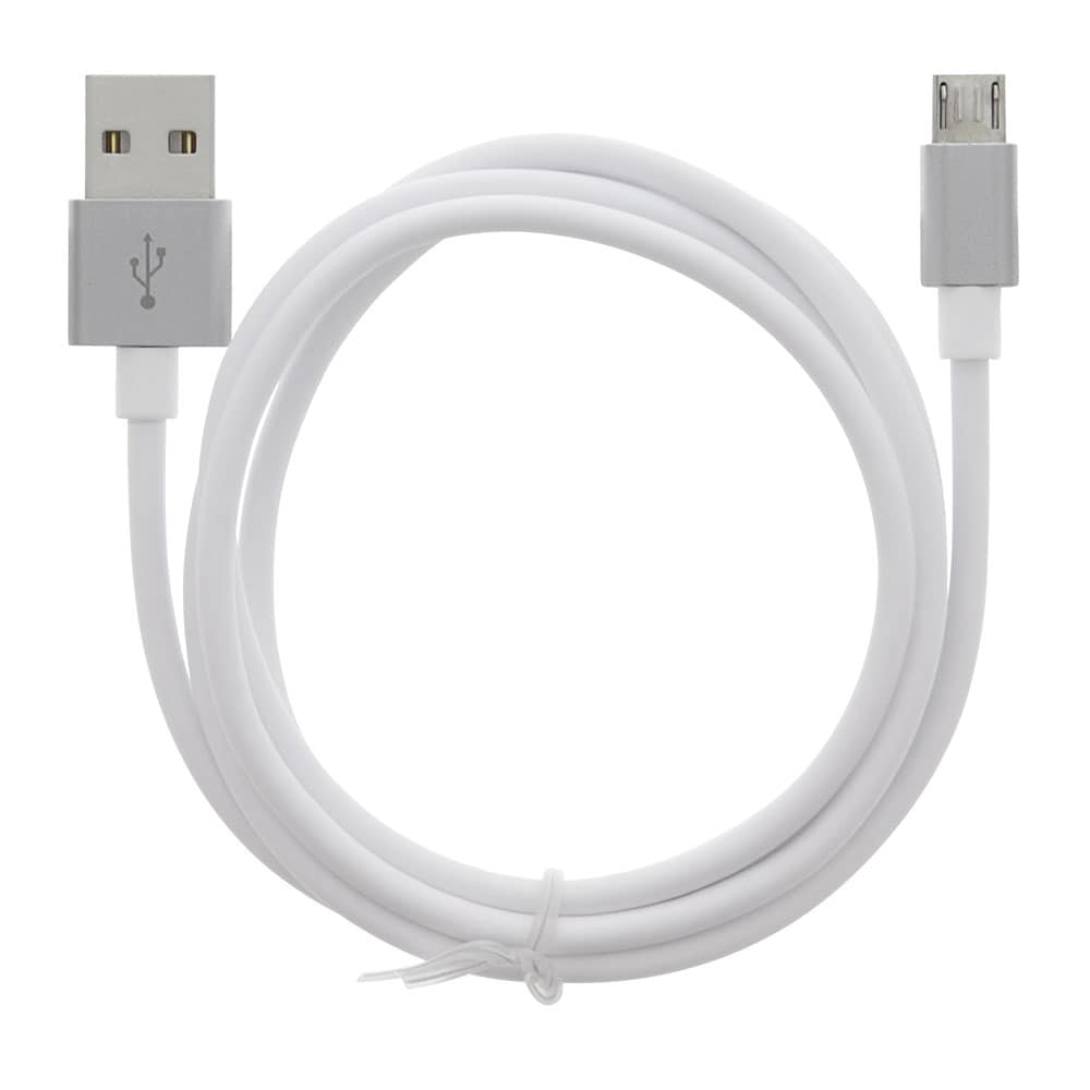 Moba USB-kabel USB till MicroUSB 2,4A 1m - Vit