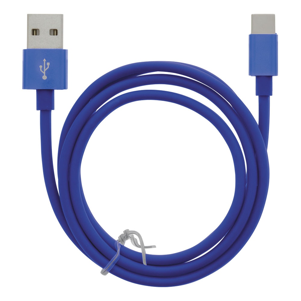 Moba USB-kabel USB till USB-C 2,4A 1m - Blå