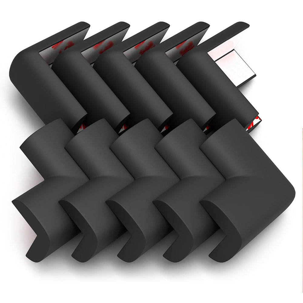 Hörnskydd barn 10-pack / barnsäkra möbelhörn / Skydd för vassa hörn