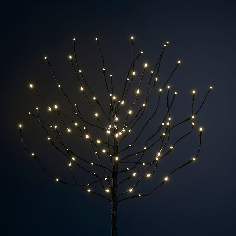 Day Ljusträd med 100 LED & Timer 120cm