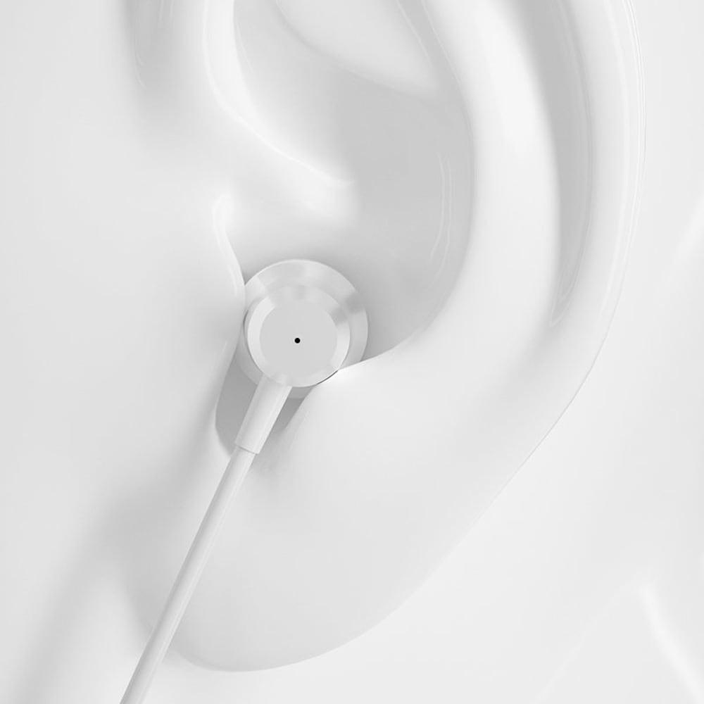 Dudao In-Ear Headset med 3,5mm kontakt - Vit