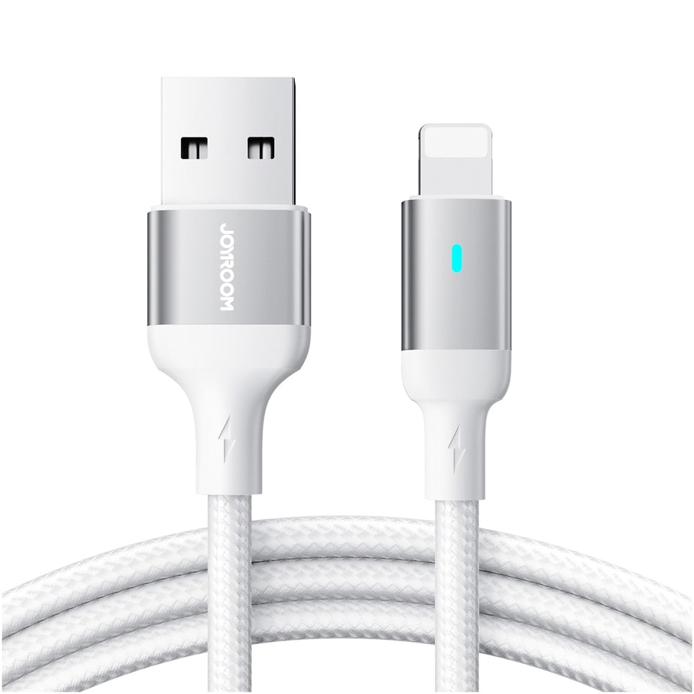 Joyroom USB-Kabel - USB till Lightning 2,4A 1,2 m - Vit