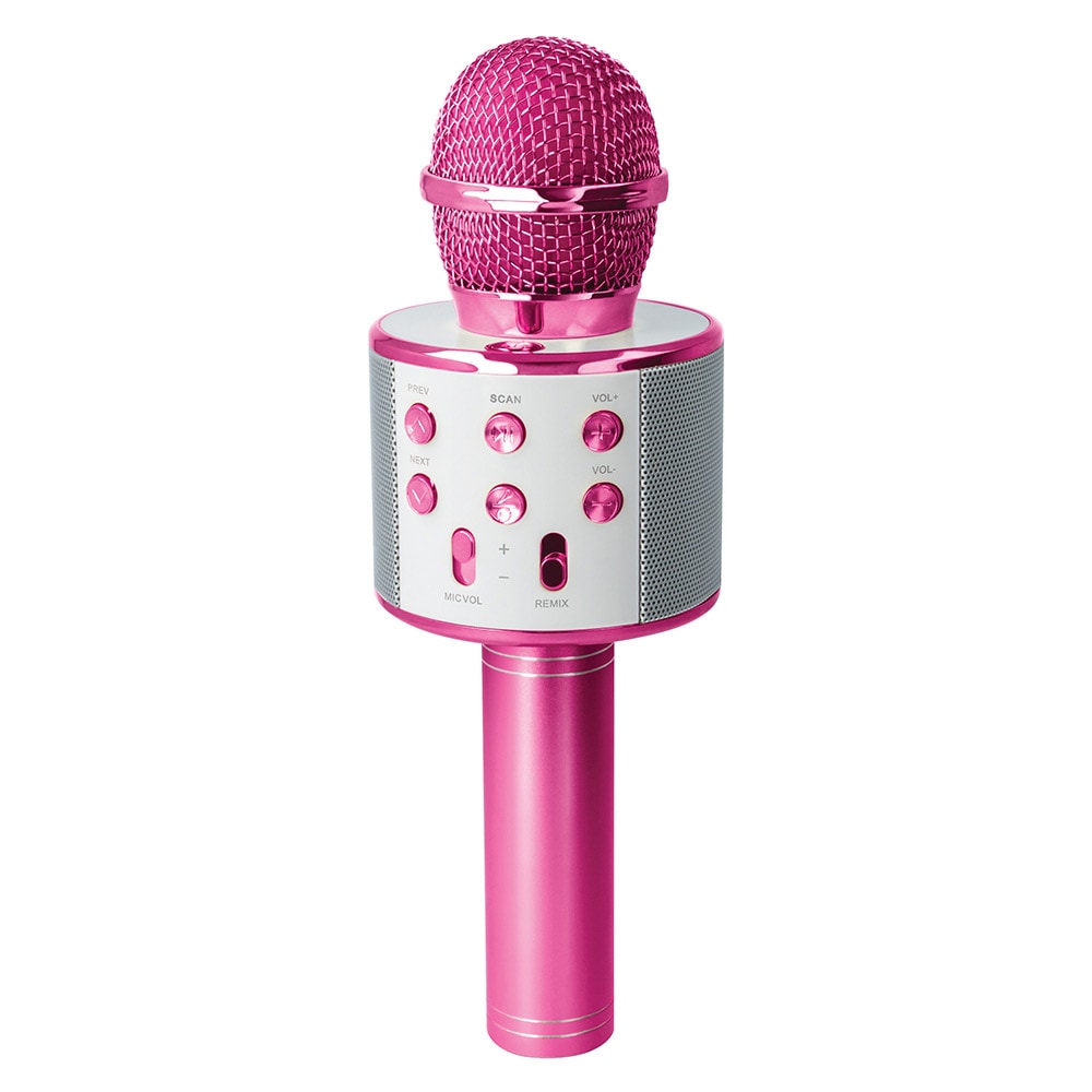 Forever Karaokemikrofon med högtalare - Rosa