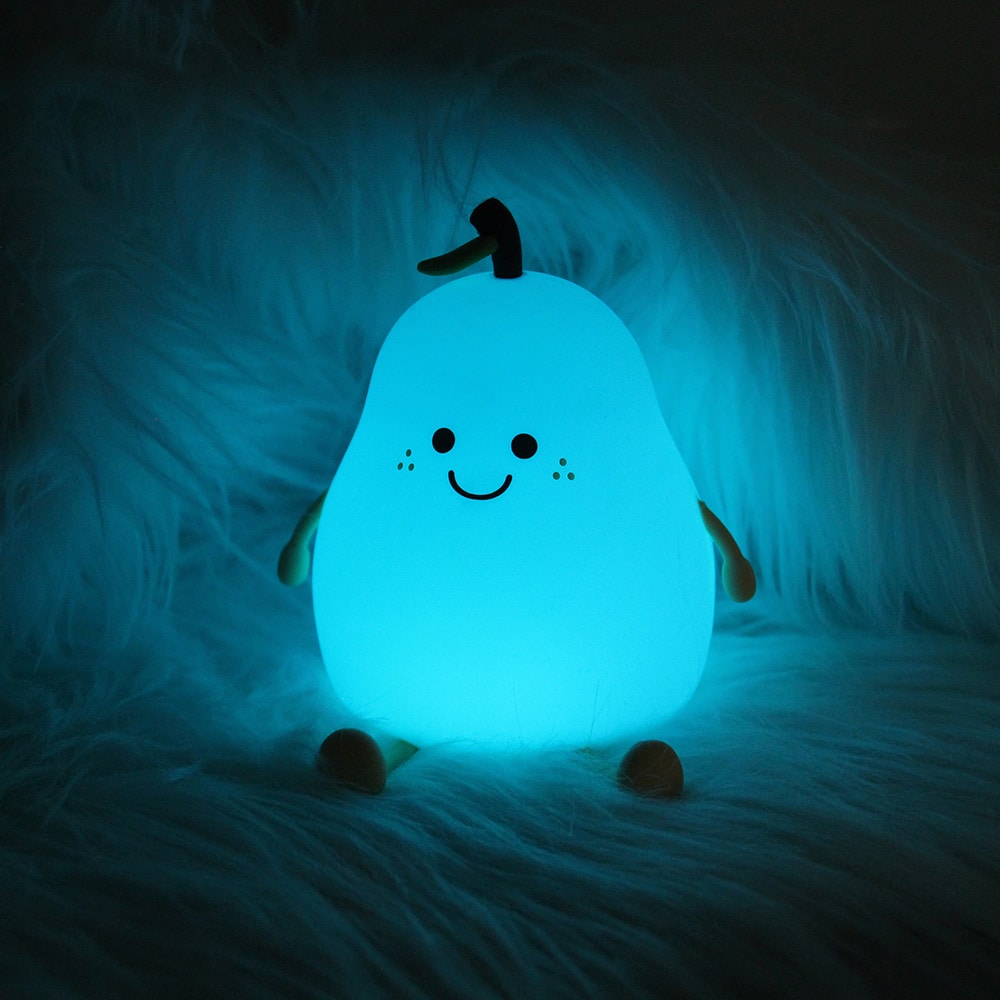 Forever Light LED Nattlampa - Päron med RGB-färger