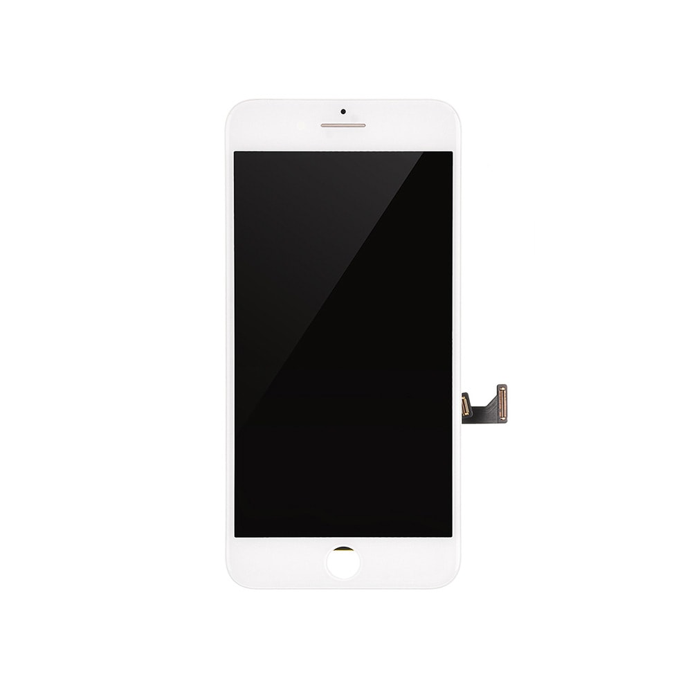 iPhone 8 Plus Skärm LCD Display Glas - Livstidsgaranti - Vit