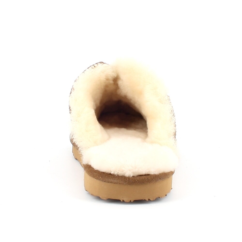 Axelda Åbo 36 - Fårskinnstoffla Chestnut/Creme