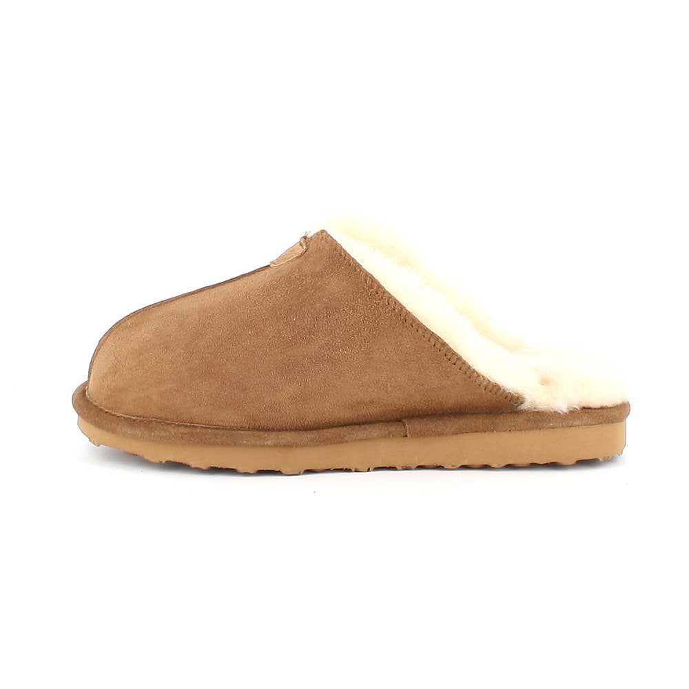 Axelda Åbo 44 - Fårskinnstoffla Chestnut/Creme