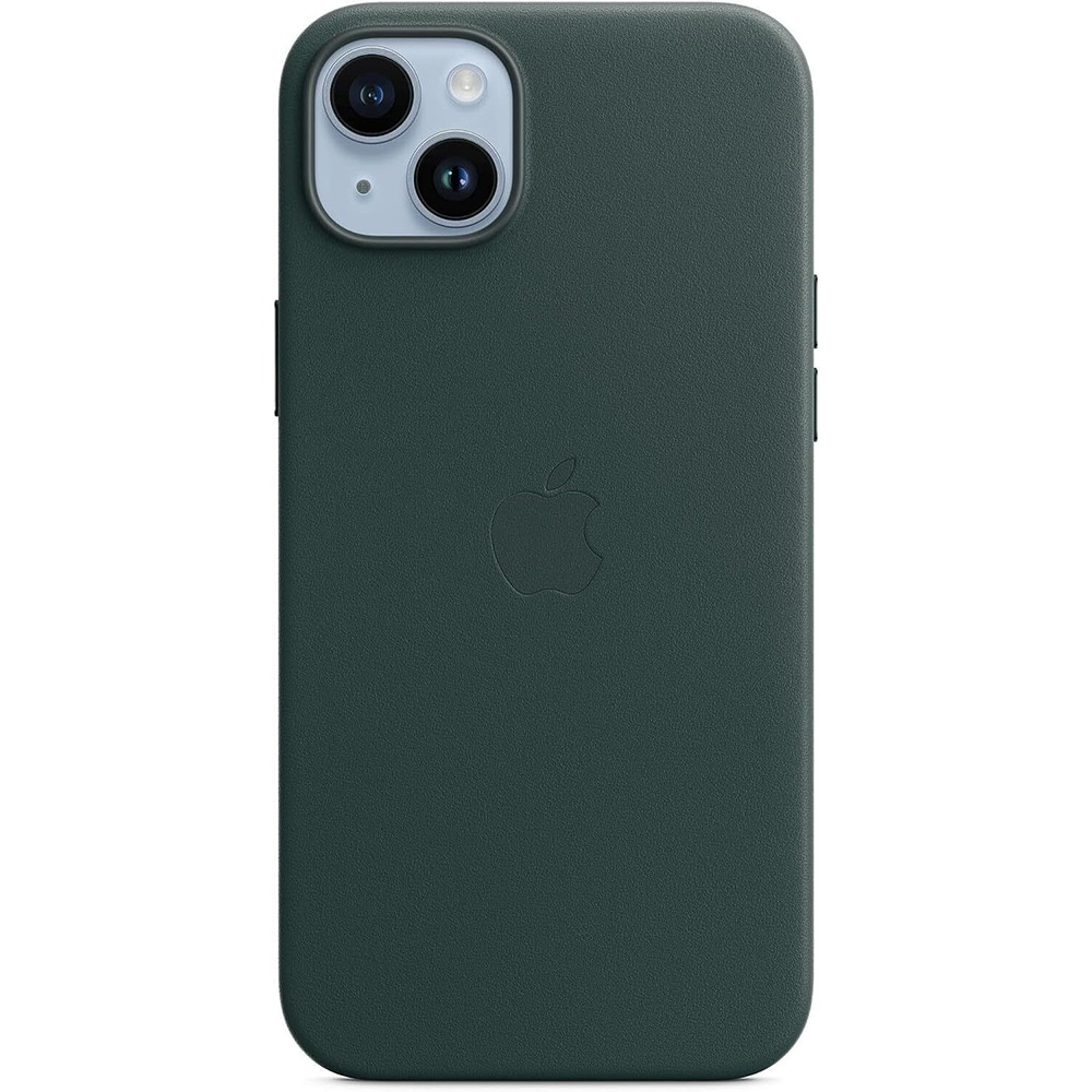 Apple Läderskal med MagSafe till iPhone 14 Plus - Forest Green