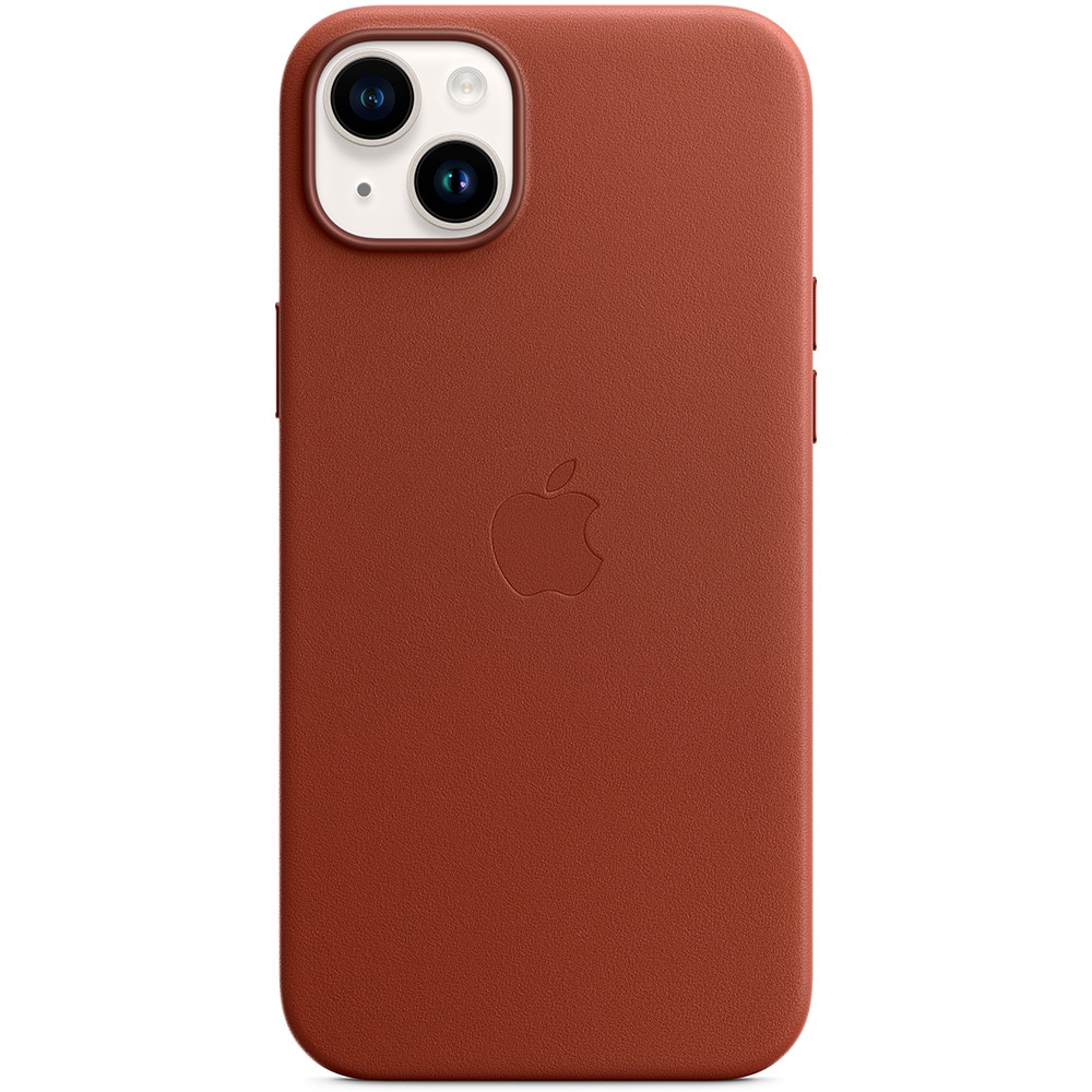 Apple Läderskal med MagSafe till iPhone 14 Plus - Umber