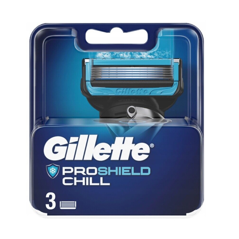 Gillette Fusion ProShield Chill Rakblad 3-pack