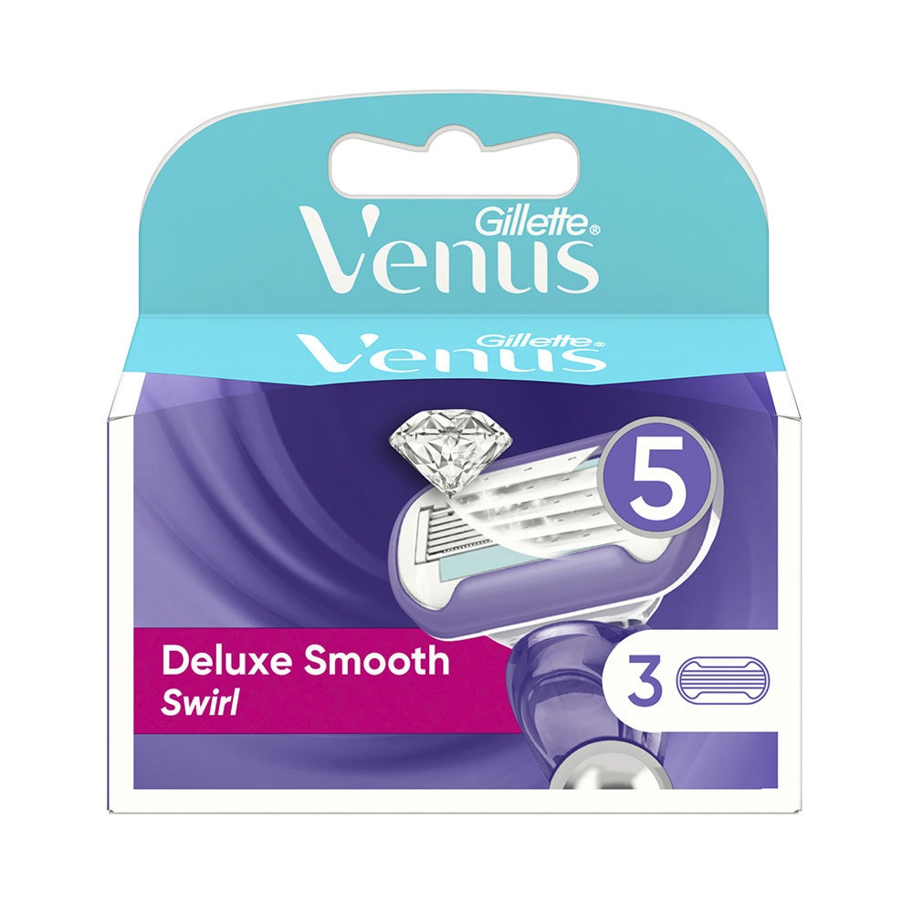Gillette Venus Deluxe Smooth Swirl Rakblad 3-pack
