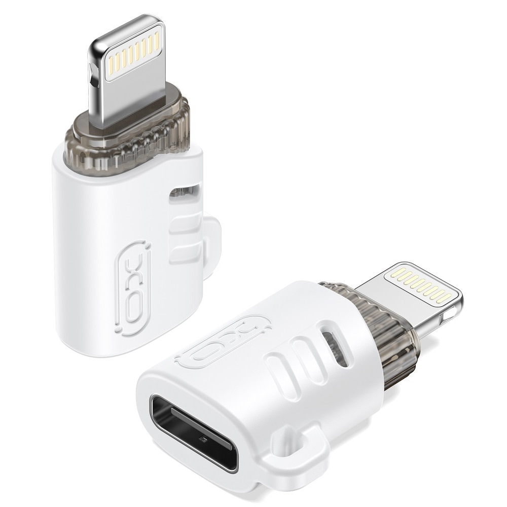 XO USB-adapter USB-C till Lightning - Vit