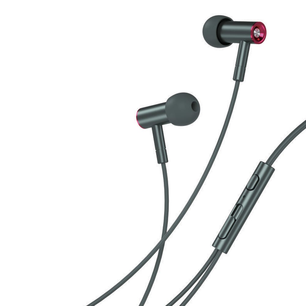 XO In-Ear Headset med mic och 3,5mm kontakt - Mörkgrön