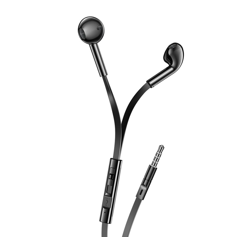 XO In-Ear Headset med fjärr och 3,5mm kontakt - Svart