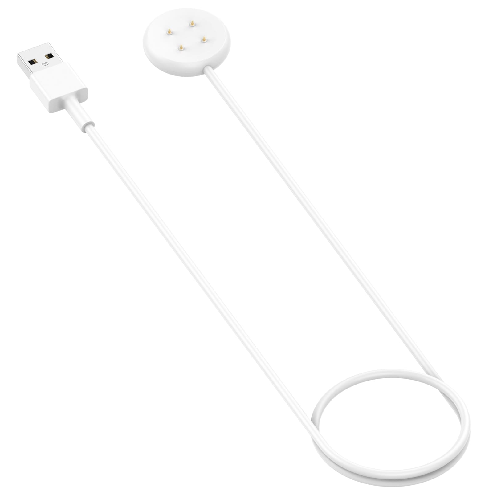 Laddare till Google Pixel Watch 2 - USB 1m - Vit
