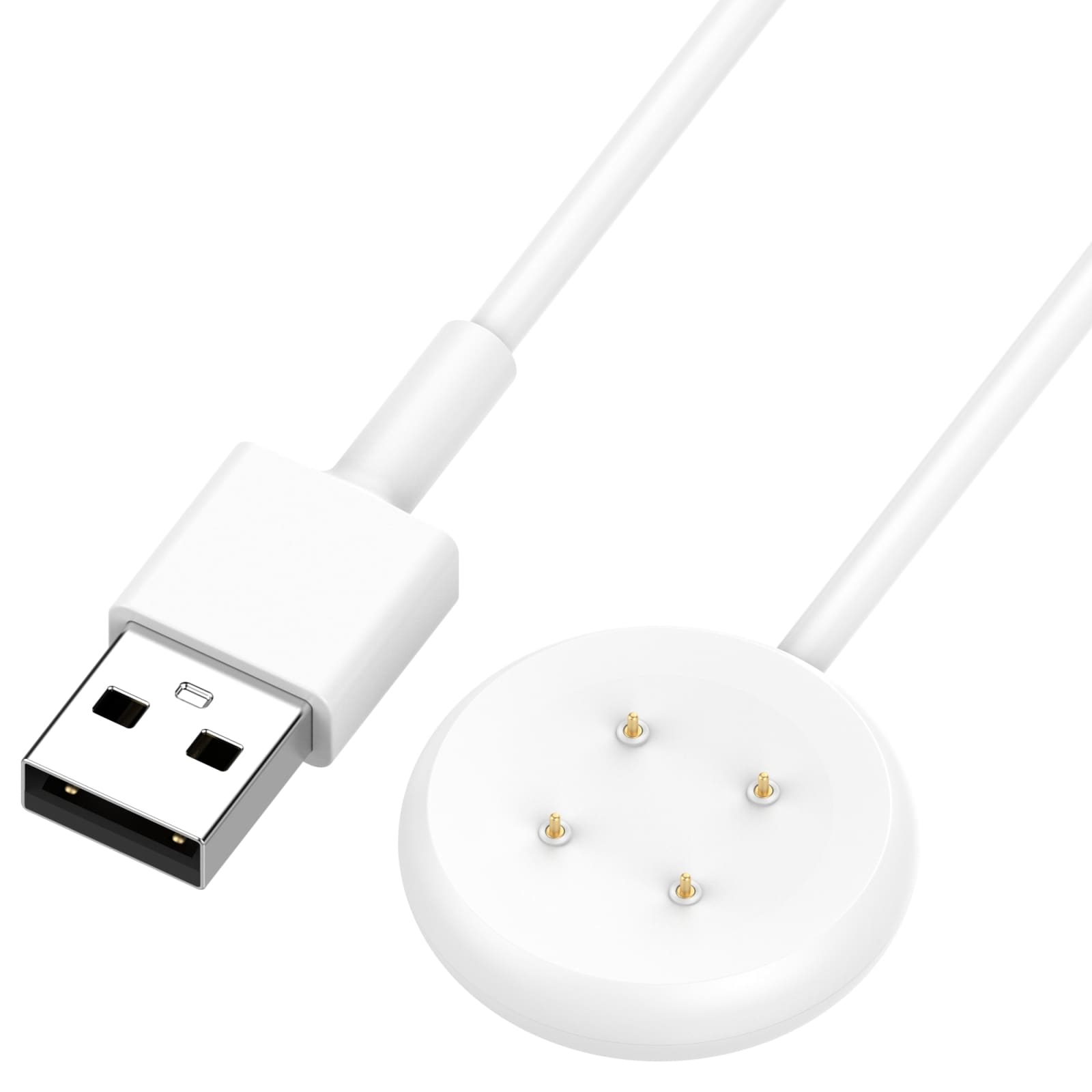 Laddare till Google Pixel Watch 2 - USB 1m - Vit