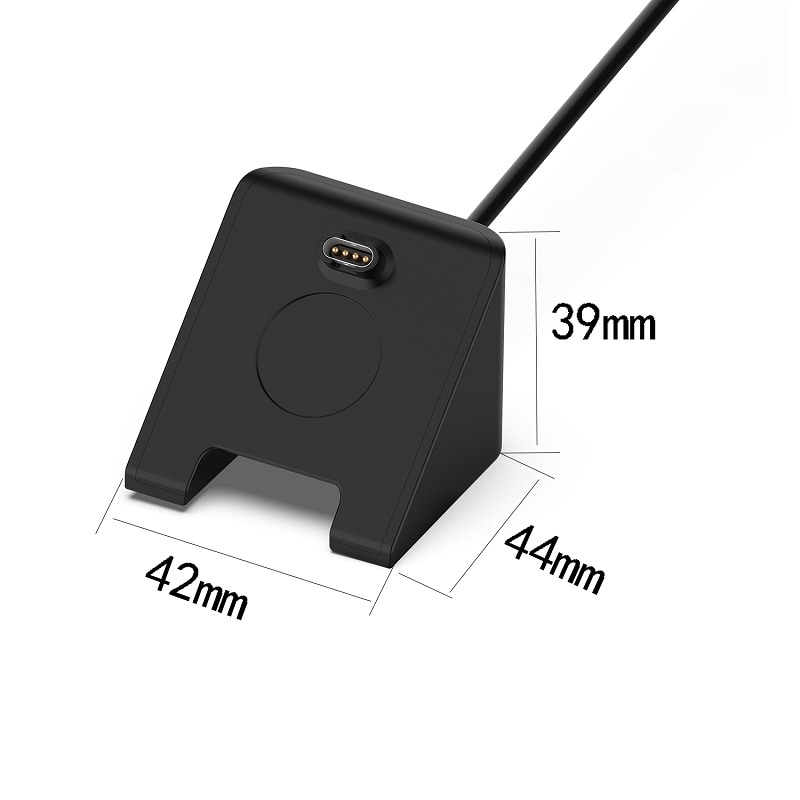 Laddstation till Garmin Venu 3 / Venu 3s / Vivoactive 5 - USB 1m - Svart