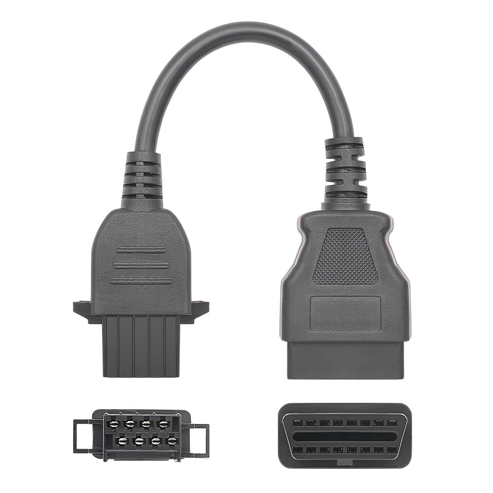 ODB2 Adapter - Volvo 8 Pin Hona till OBDII 16 Pin Hona