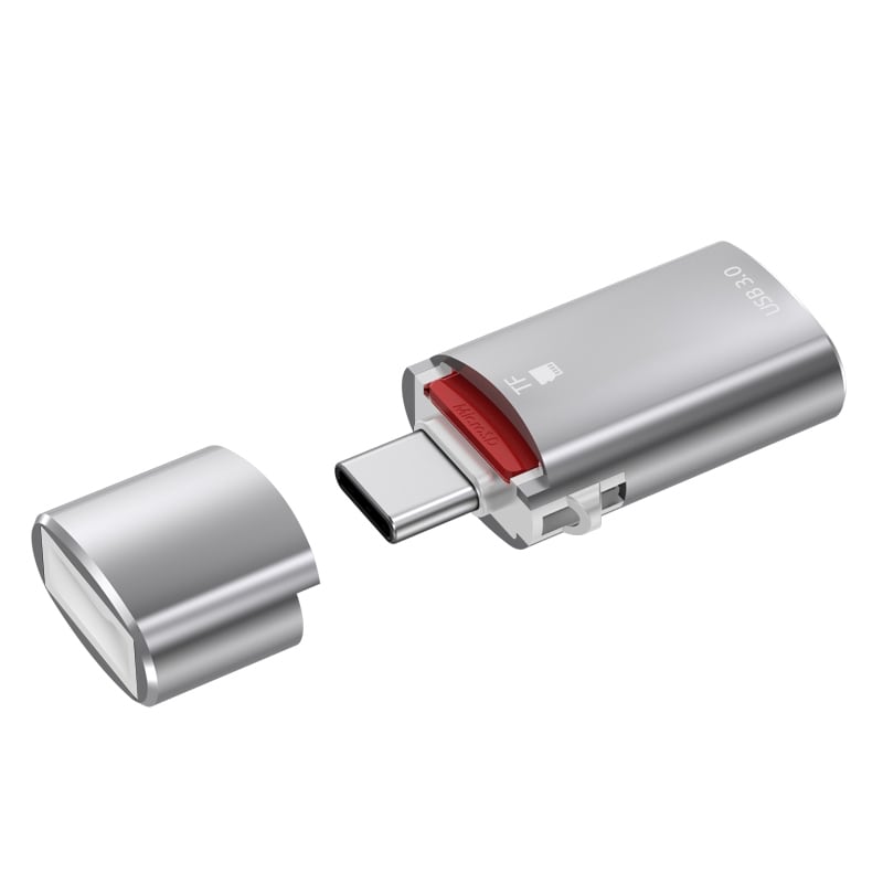 USB-C-Adapter USB 3.0 till USB-C med minneskortläsare