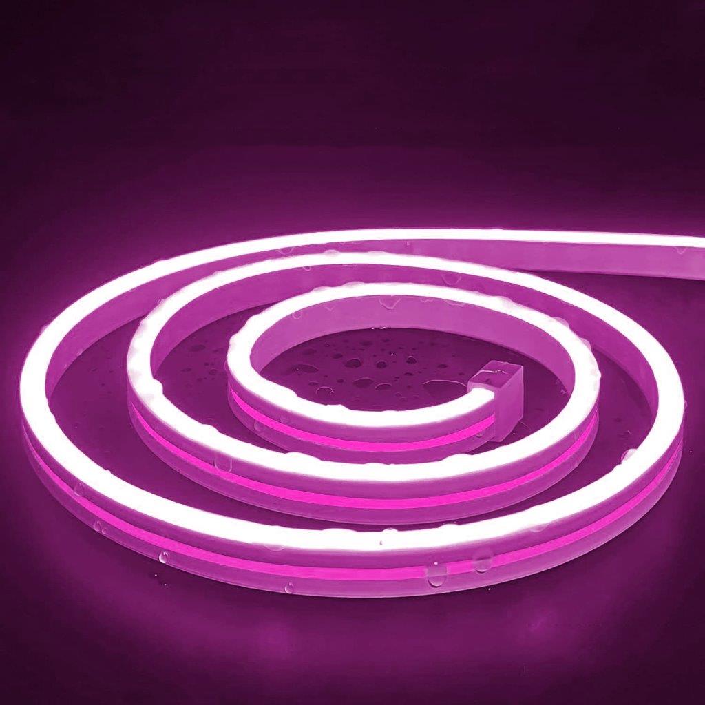 Mjuk Neon LED-Slinga 2m  - Rosa