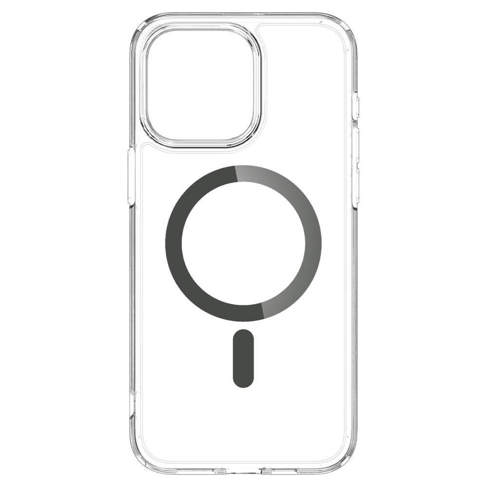 Spigen Ultra Hybrid Bakskal MagSafe till iPhone 15 Pro Klar/Graphite