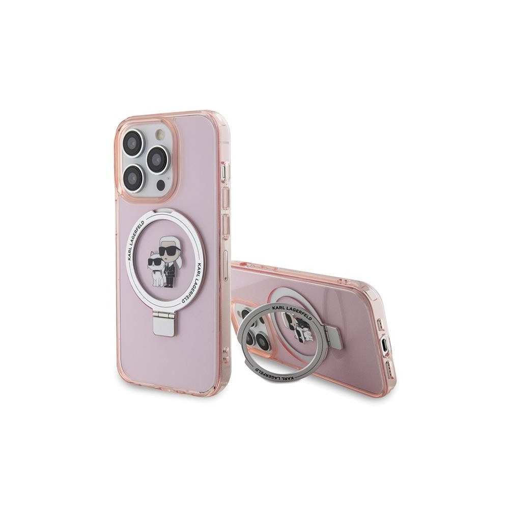 Karl Lagerfeld Mobilskal med MagSafe till iPhone 15 Pro - Rosa