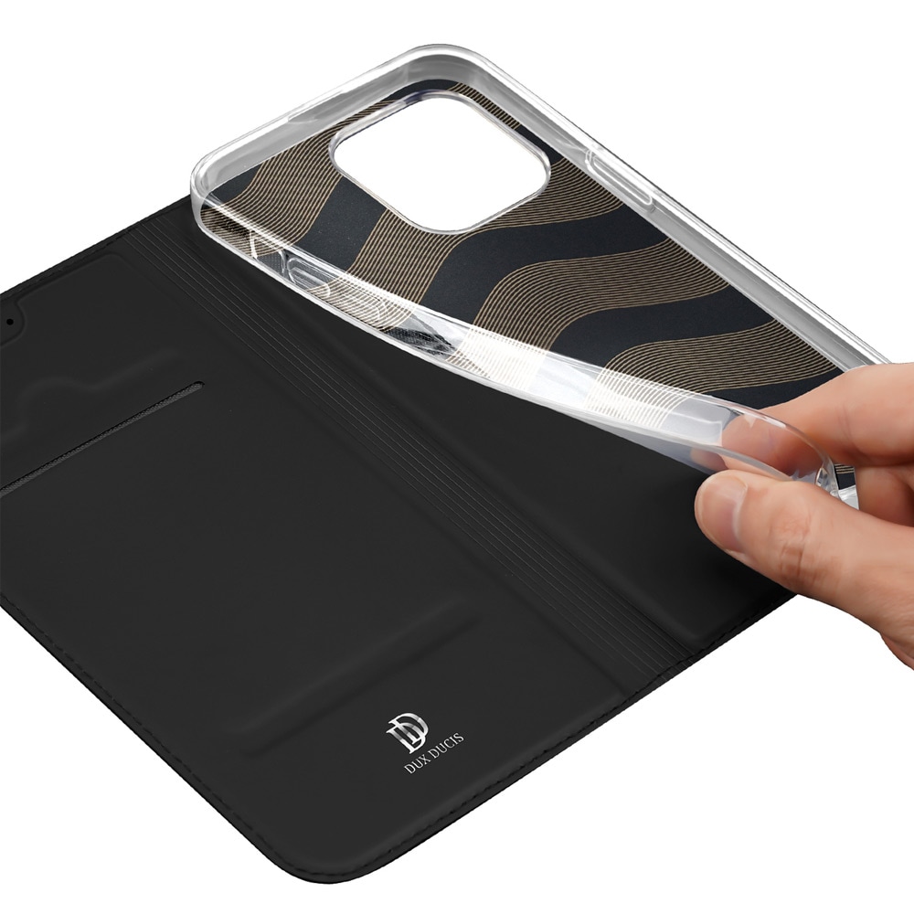 Dux Ducis Skin Pro Plånboksfodral till iPhone 15 Pro Max - Svart