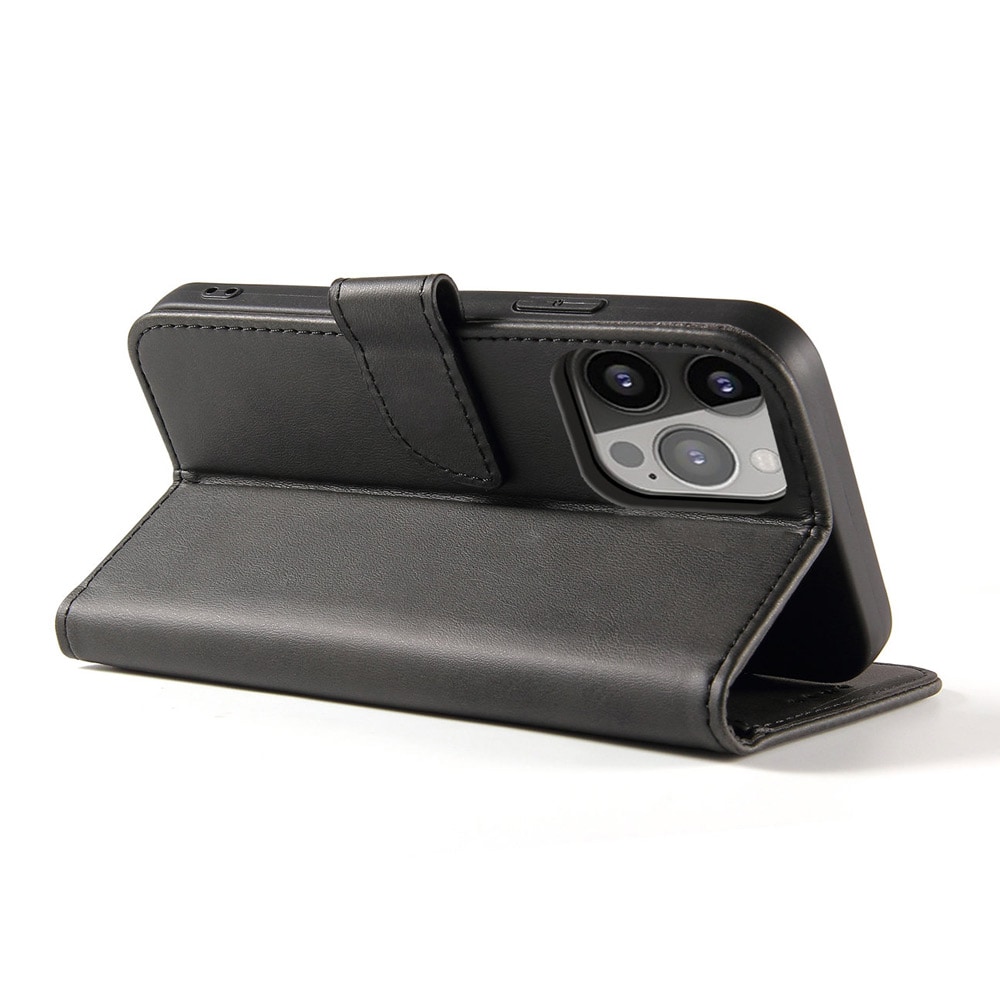 Plånboksfodral med ställ till iPhone 15 Pro Max - Svart